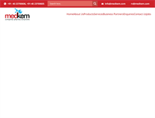 Tablet Screenshot of medkem.com